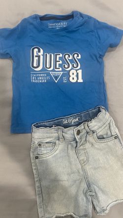 18m Guess Shirt And Shorts 