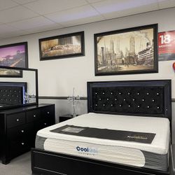 4PC King Bedroom Set 🔥 Same Day Delivery 🚚 