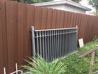 Gate steel heavy, galvanized