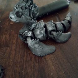 Various 3D Printed Dragons