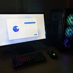 Desktop PC Set (w/ gaming accessories)