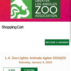 LA Zoo Lights Tickets Tonight 