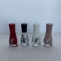 Sally Hansen Insta-Dri Nail Color Polish Lot Of 4 New.