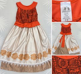 🌺 Moana Costume – Girls Size 7–9