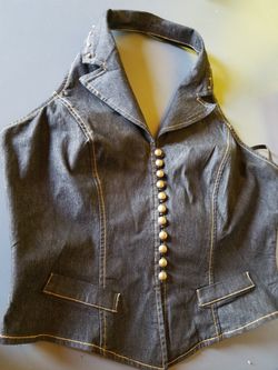 Jean vest size XL