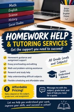 Affordable Homework Help & Tutoring Services