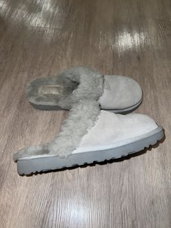 UGG Slippers Grey Womens Size 8