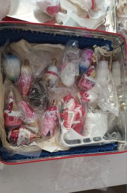 Vintage Christmas Lights Ornaments