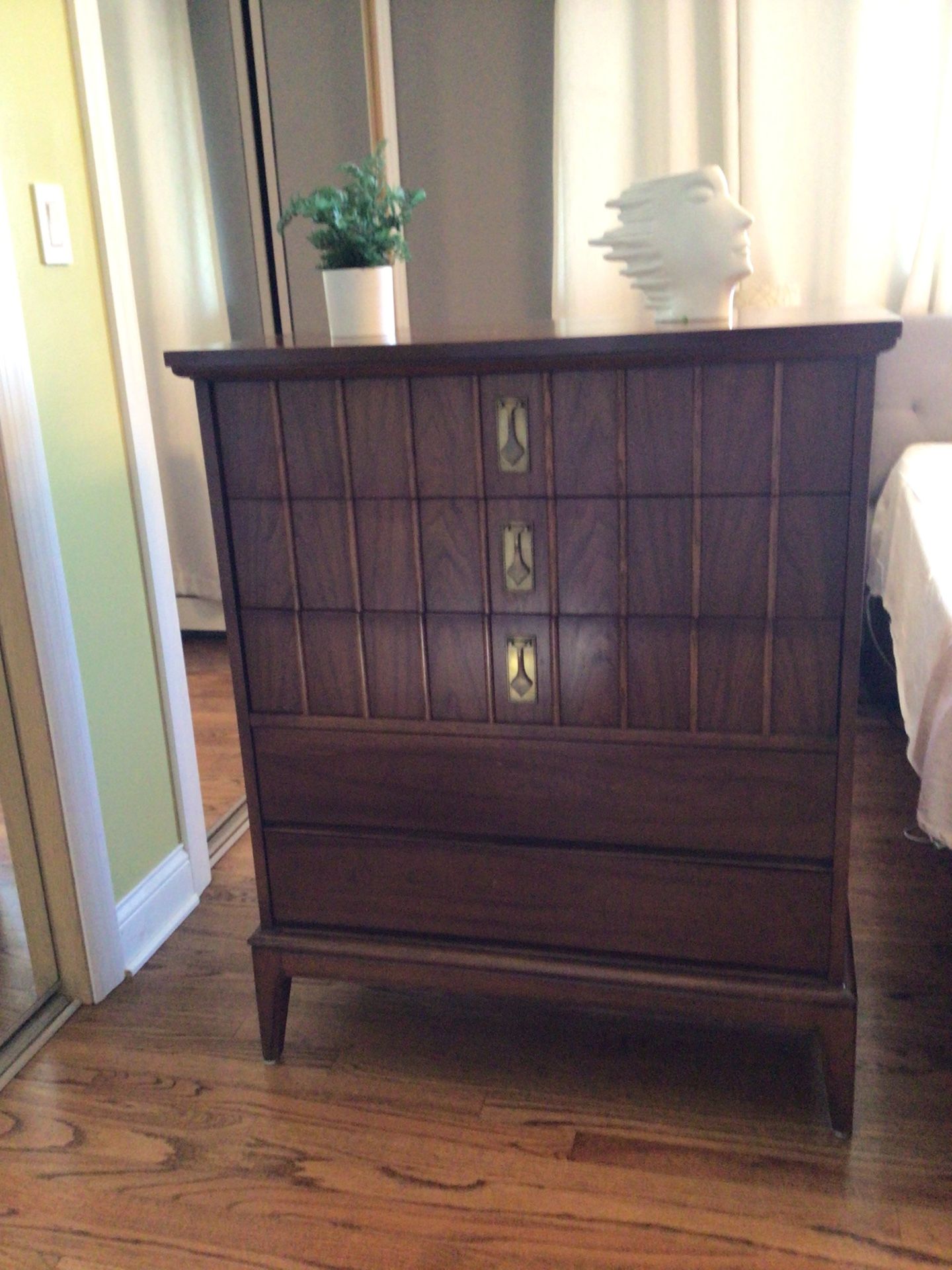 Mid Century Modern Tall Dixie Dresser