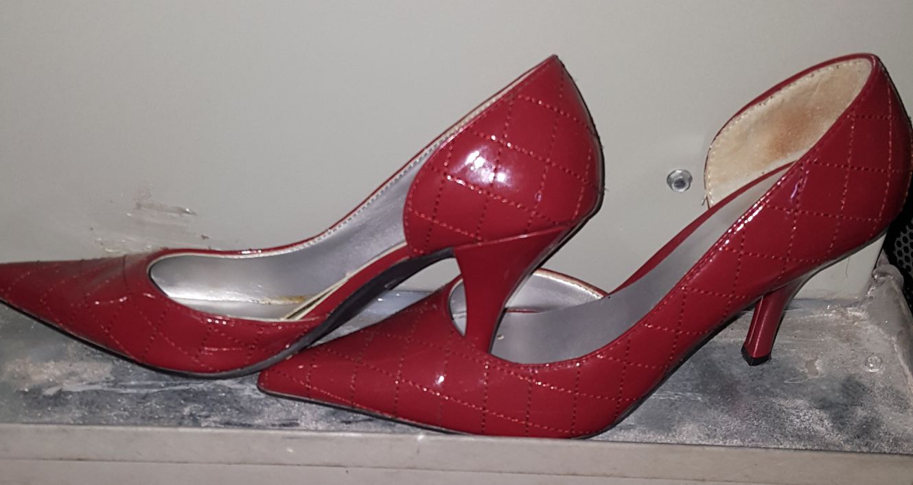 RED Splash heels