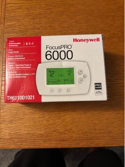 Honeywell Focus Pro 6000 Thermostat