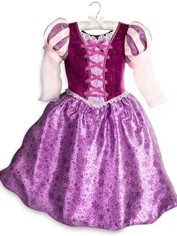 Licensed Disney's DELUXE Rapunzel Tangled Princess Costume Dress Size XS 4T