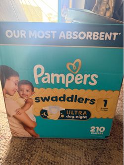 PAMPERS SWADDLERS SIZE 1