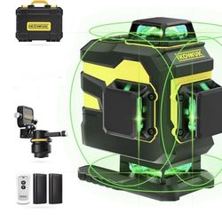 IKOVWUK 4x360° Laser Level Pro Kit, Self-leveling