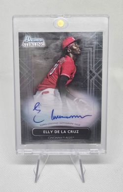 2022 Bowman Sterling Pospect Auto Elly De La Cruz Cincinnati Reds Baseball