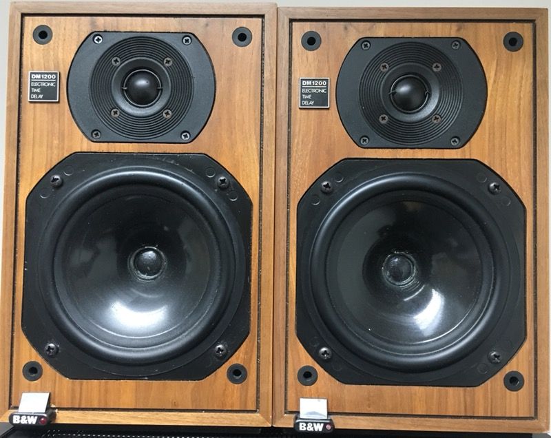 Vintage B&W DM-1200 Monitor Speakers