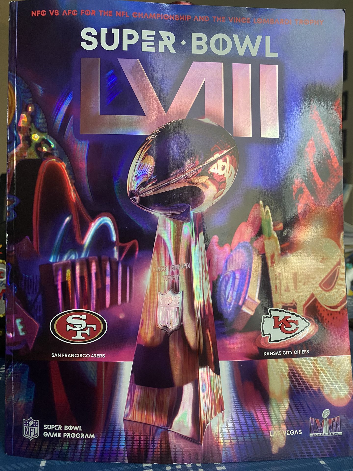 Super bowl LVIII Game Program