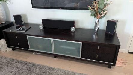 Sturdy modern TV console