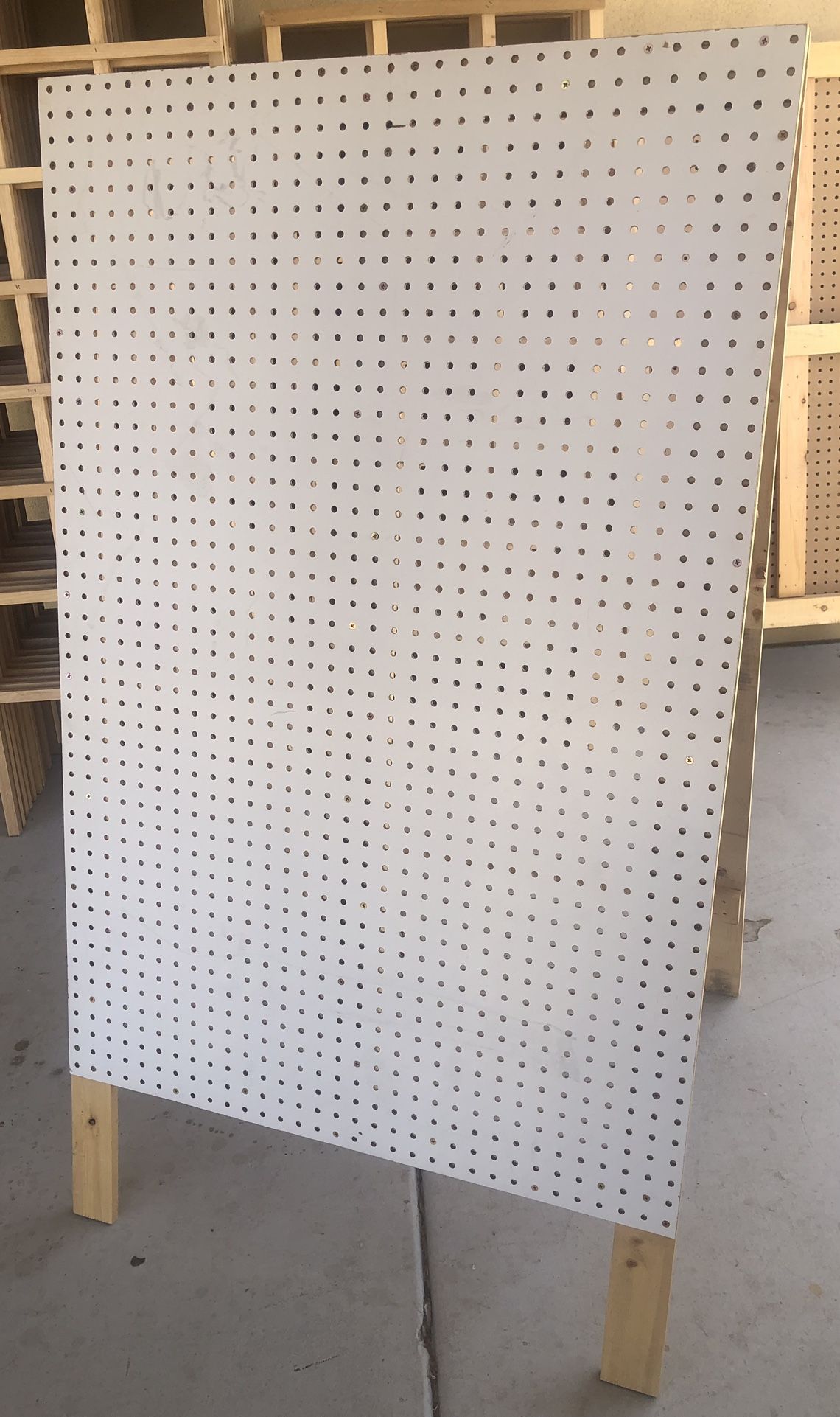 Peg Board Stands Crafts, Tools, Shop Accessories Etc.
