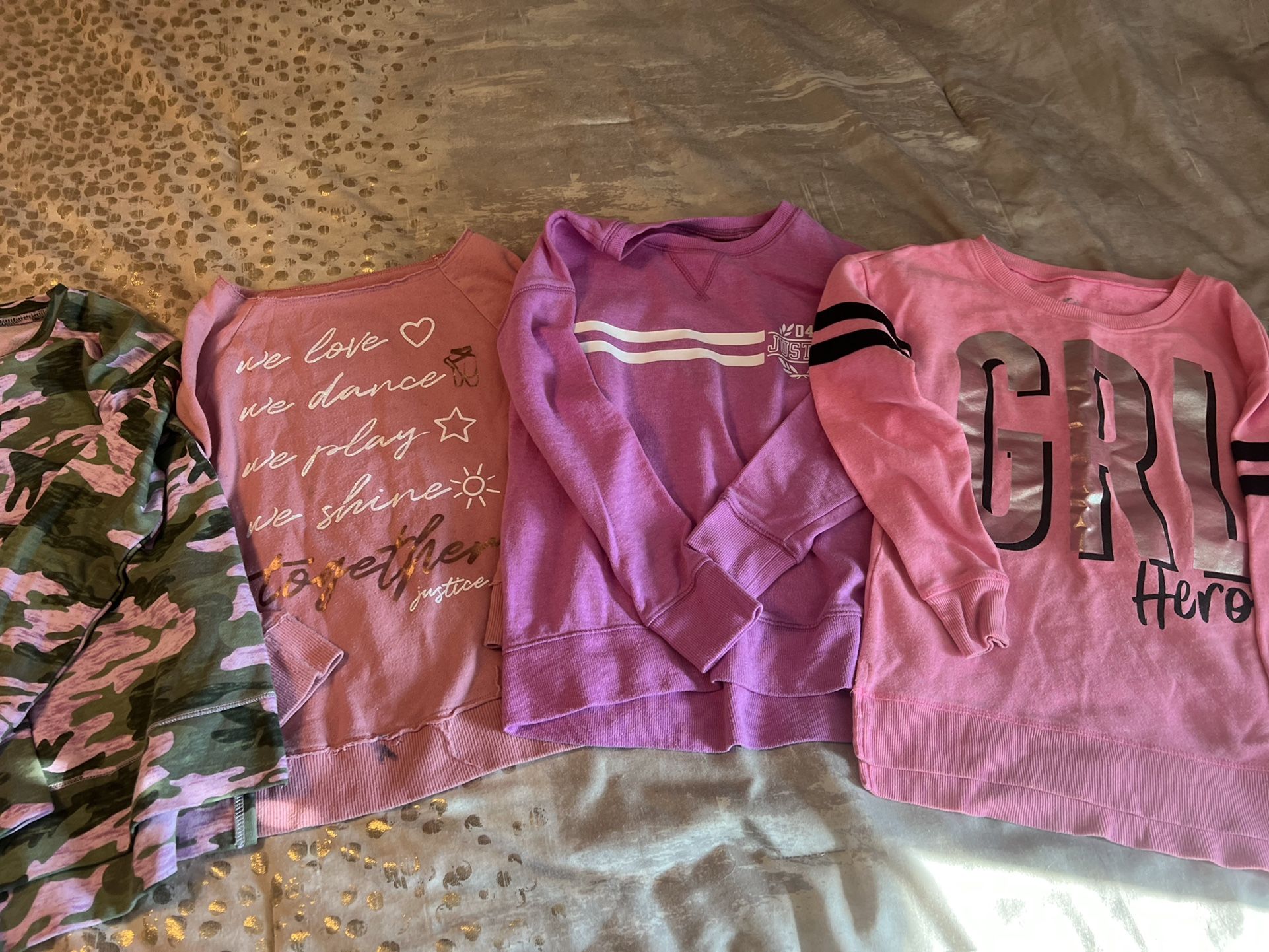 Girls Justice Sweatshirts Tunics Fall