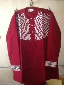 Men's African wear pant and top - extra large