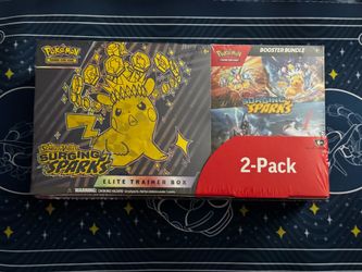 Pokemon Surging Sparks ETB & Booster Bundle 2 Pack