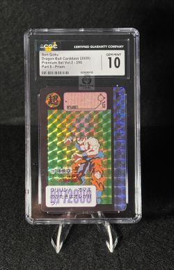 CGC 10 GEM MINT Son Goku - 2020 Dragon Ball Carddass #295 Premium Set
