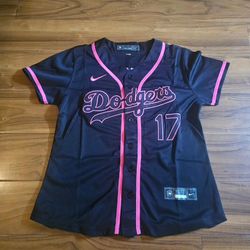 Dodgers Woman Ohtani Black N Pink Jerseys $$60ea Firm S M L Xl 2x 