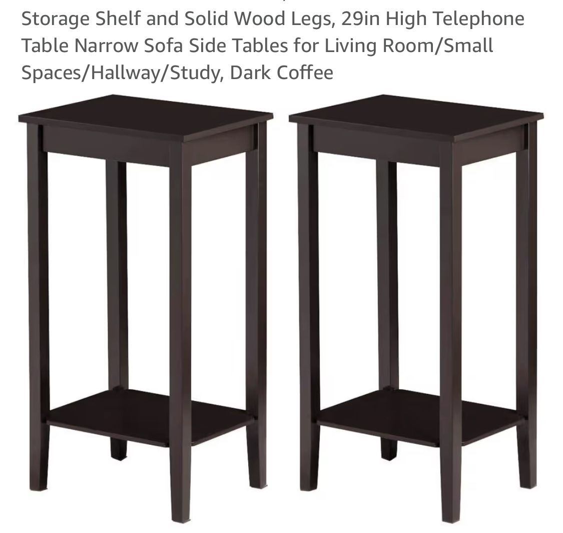 2 END SIDE TABLES