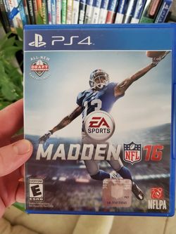 PS4 MADDEN NFL FOOTBALL 2016