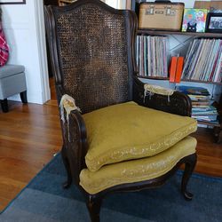 Vintage Ethan Allan Cane Back Chair