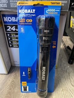 Kobalt 6000-Lumen 5 -Adjustable Mode LED Rechargeable Flashlight