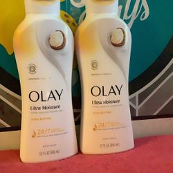 2-Olay Body Wash 22oz (Shea Butter) 2 For $11