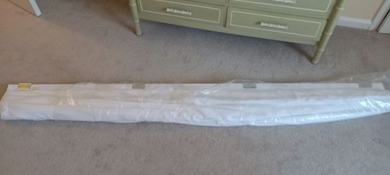 White window curtain