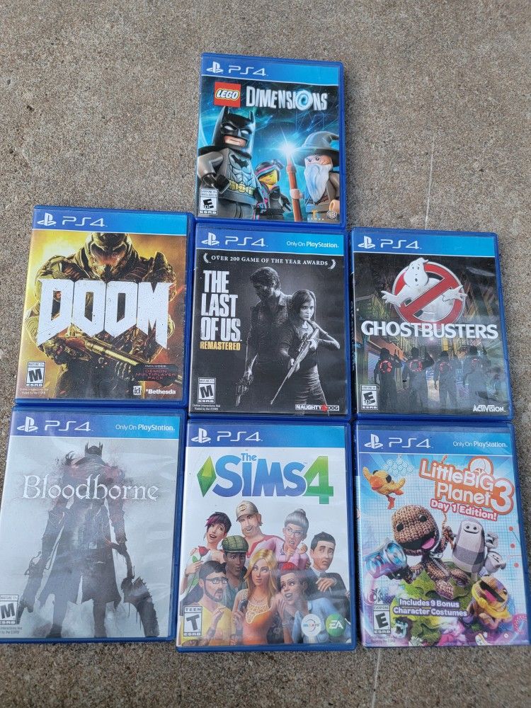 Various Games Ps4, Xbox One, Ds Lite