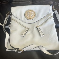 white leather crossbody 