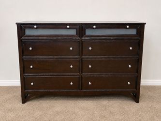 Luxury Modern Dark Wood Dresser