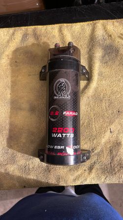 2200 Watts 2.2 Bulls Audio Battery Capacitor 