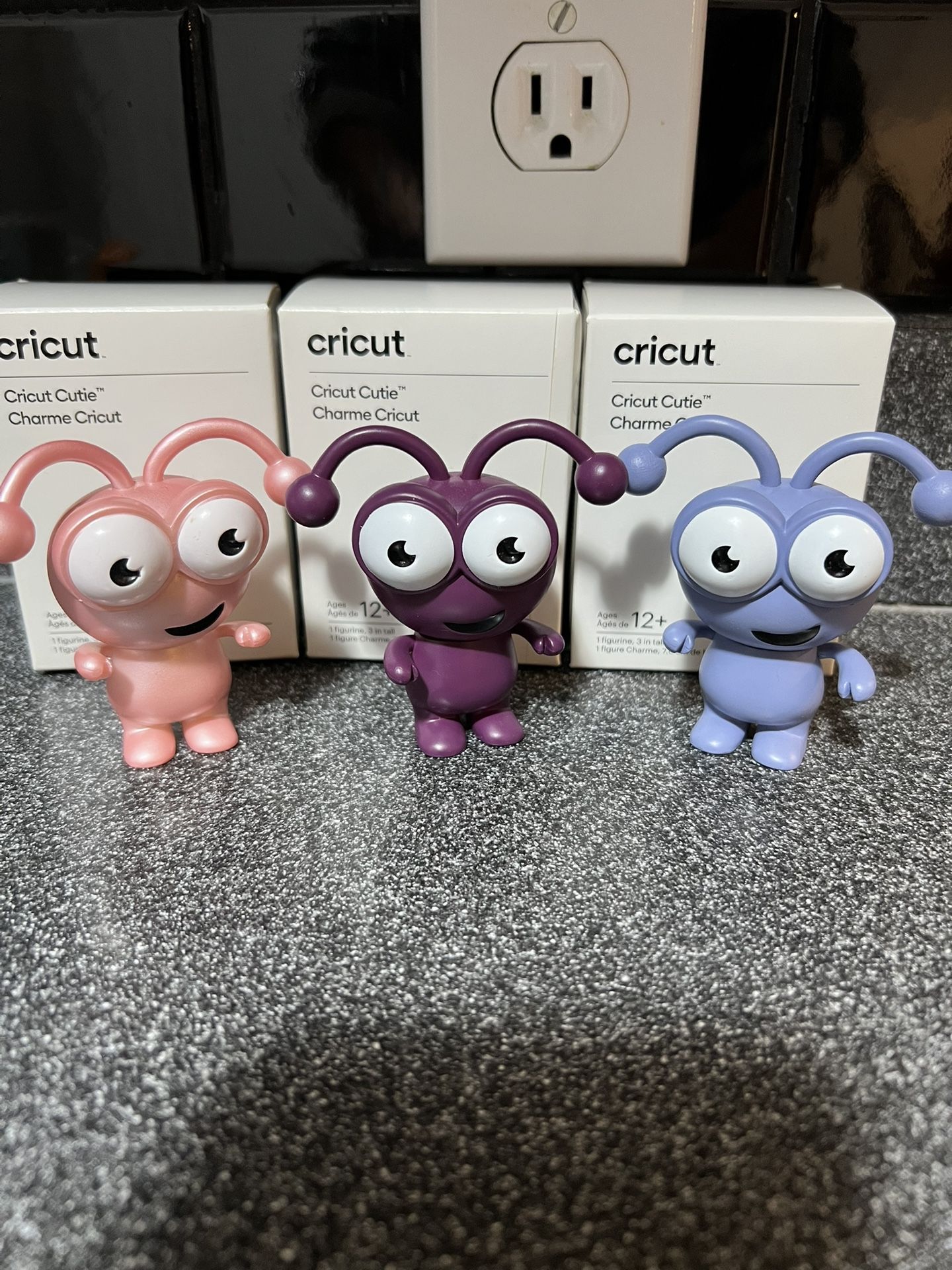 3 Cricut Cuties With Boxes