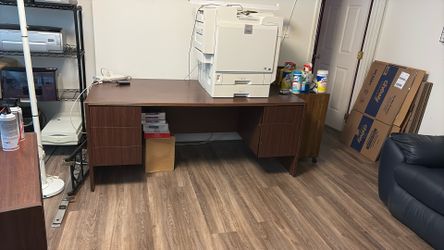 Solid Wood Office Desk
