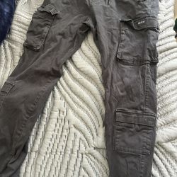 Hollister Cargo Joggers- Dark Grey