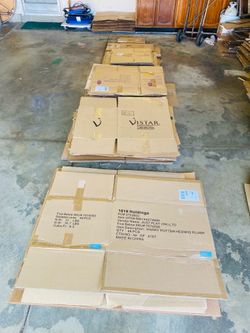 moving boxes,  ( 50 Boxes ) see description for details