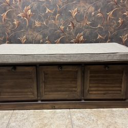 Brown Cushioned Storage Container