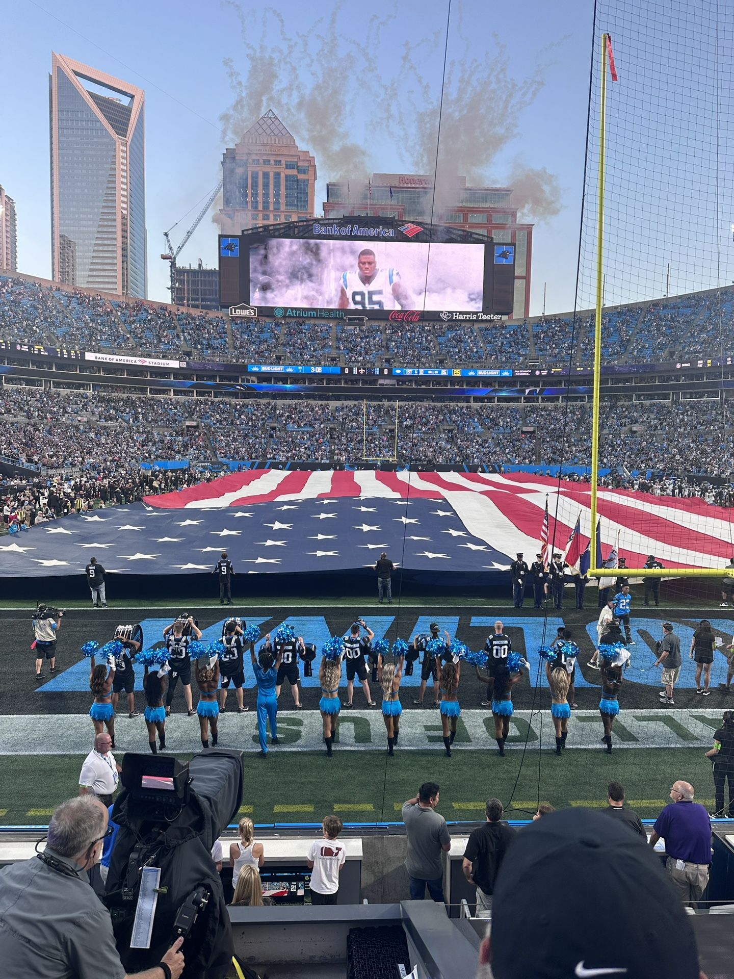 Panthers Vs Saints 2nd Row End Zone