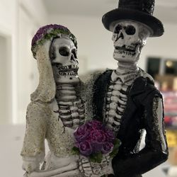 Halloween Decor (Mr. and Mrs.) 12” Tall X 4 “ Wide