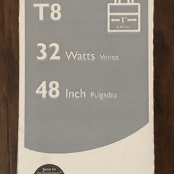 New! F32T8 / Cool White/Alto 32-Watt 4 ft. Linear T8 Fluorescent Tube Light Bulb Cool White (4100k)