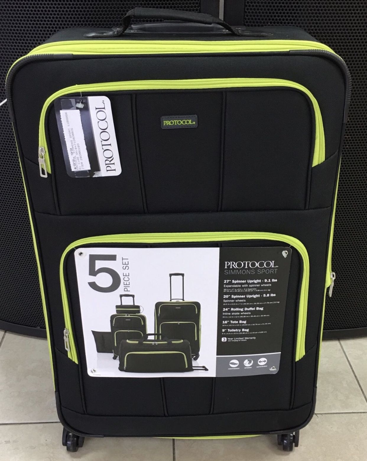 Protocol Simmons Sport 5-pc. Luggage Set