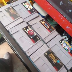 Super Nintendo Games $30  each 