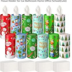 Christmas Holiday Themed Tissue Boxes New