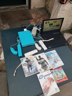 HDMI Converter included. 5 games. 3 pair of controls. All cables & sensors $200! Firm $250! Extra if you want tablet monitor. Trade are welcome